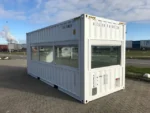 20ft high cube glazed container